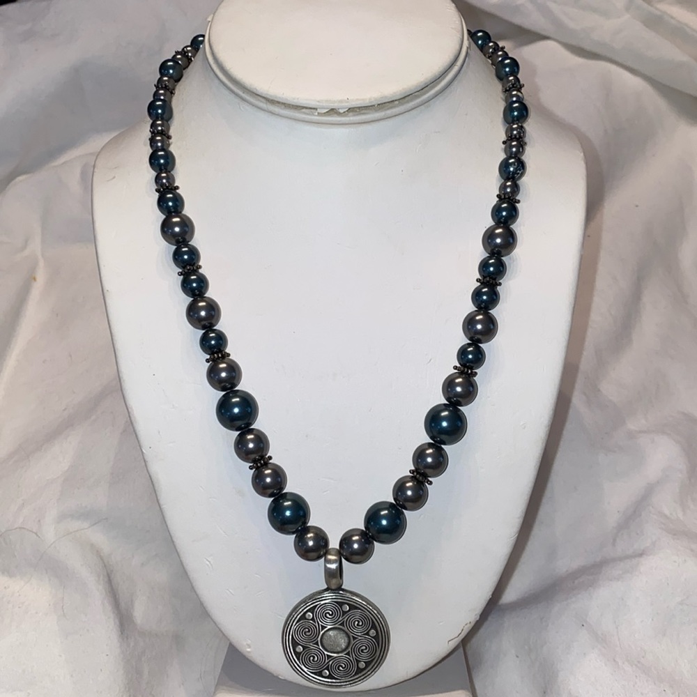 Swarovski and Silver Necklace